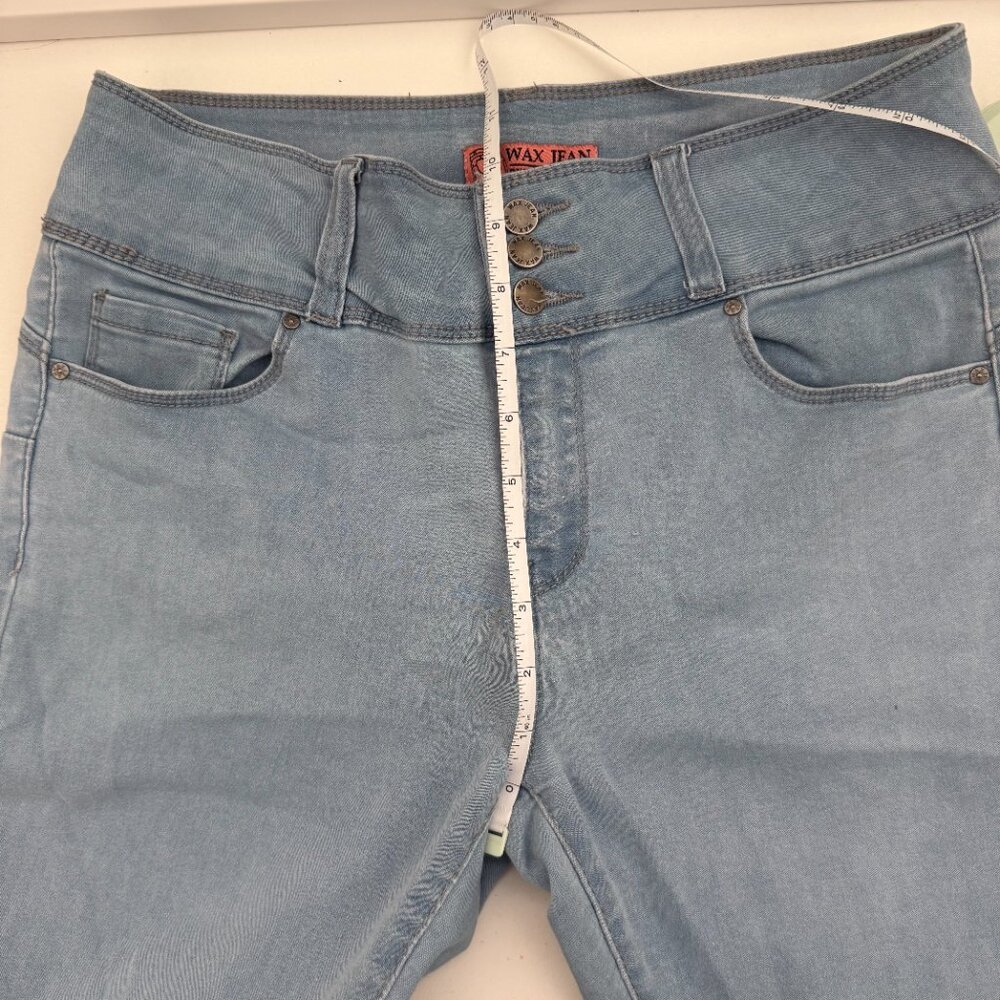 Wax Jean Light Wash Skinny Jeans | Stretch Denim | “Butt, I Love You!” | Size 13 - Picture 7 of 10